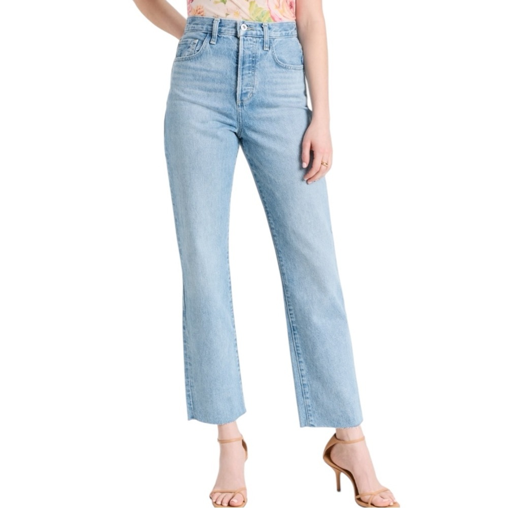 Favorite Daughter Otto High‎ Rise Boyfriend Jeans Telluride Light Wash 31